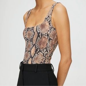 Babaton Snakeprint Bodysuit 🔥